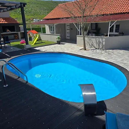 Grey House With Heated Pool Holiday home