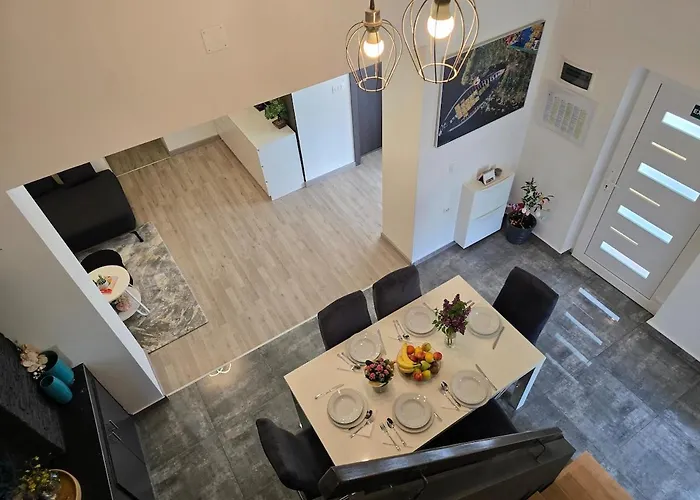 Grey House With Heated Pool Drnis Holiday home Kricke